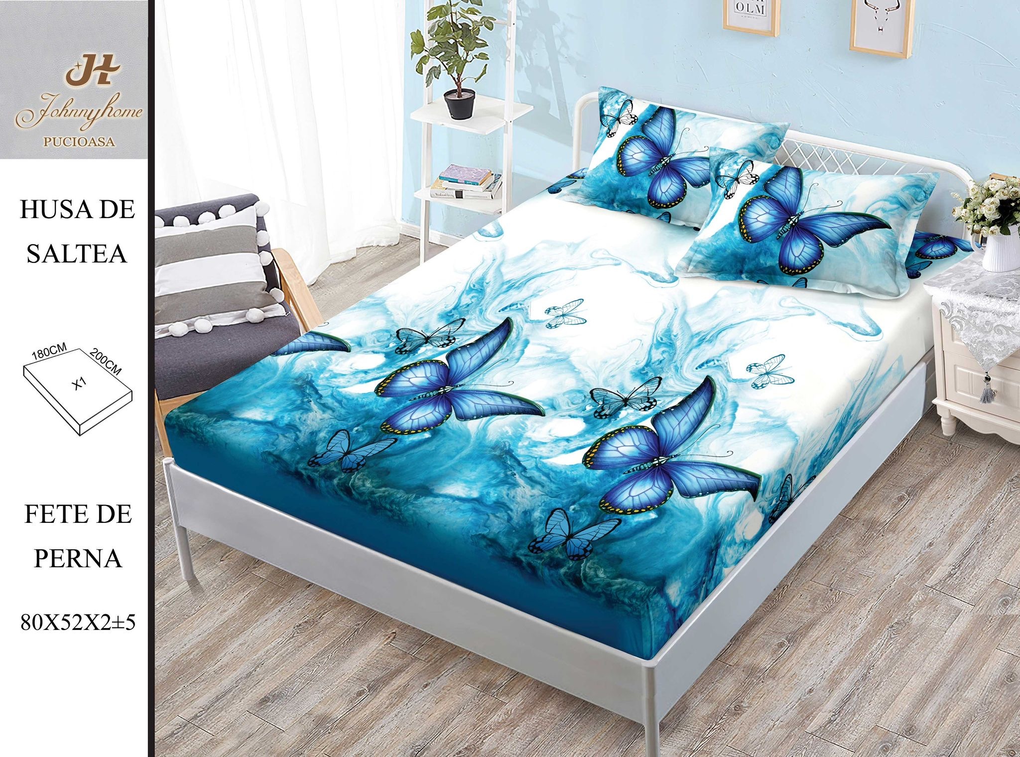 Комплект спално бельо от 3 части - 100% памук G-262