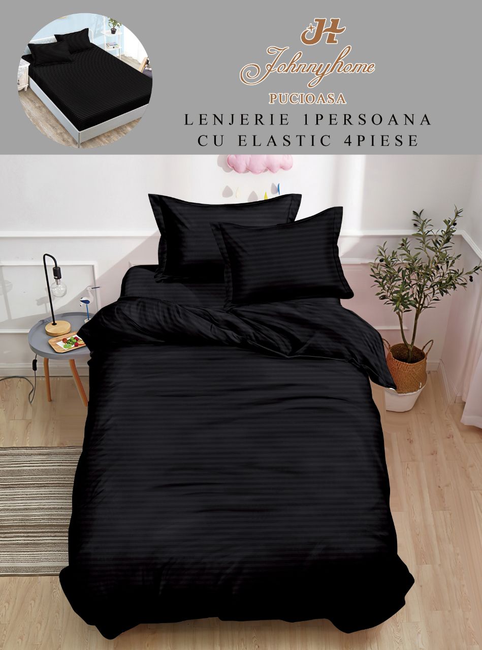 Единично спално бельо с ластик - DY-04