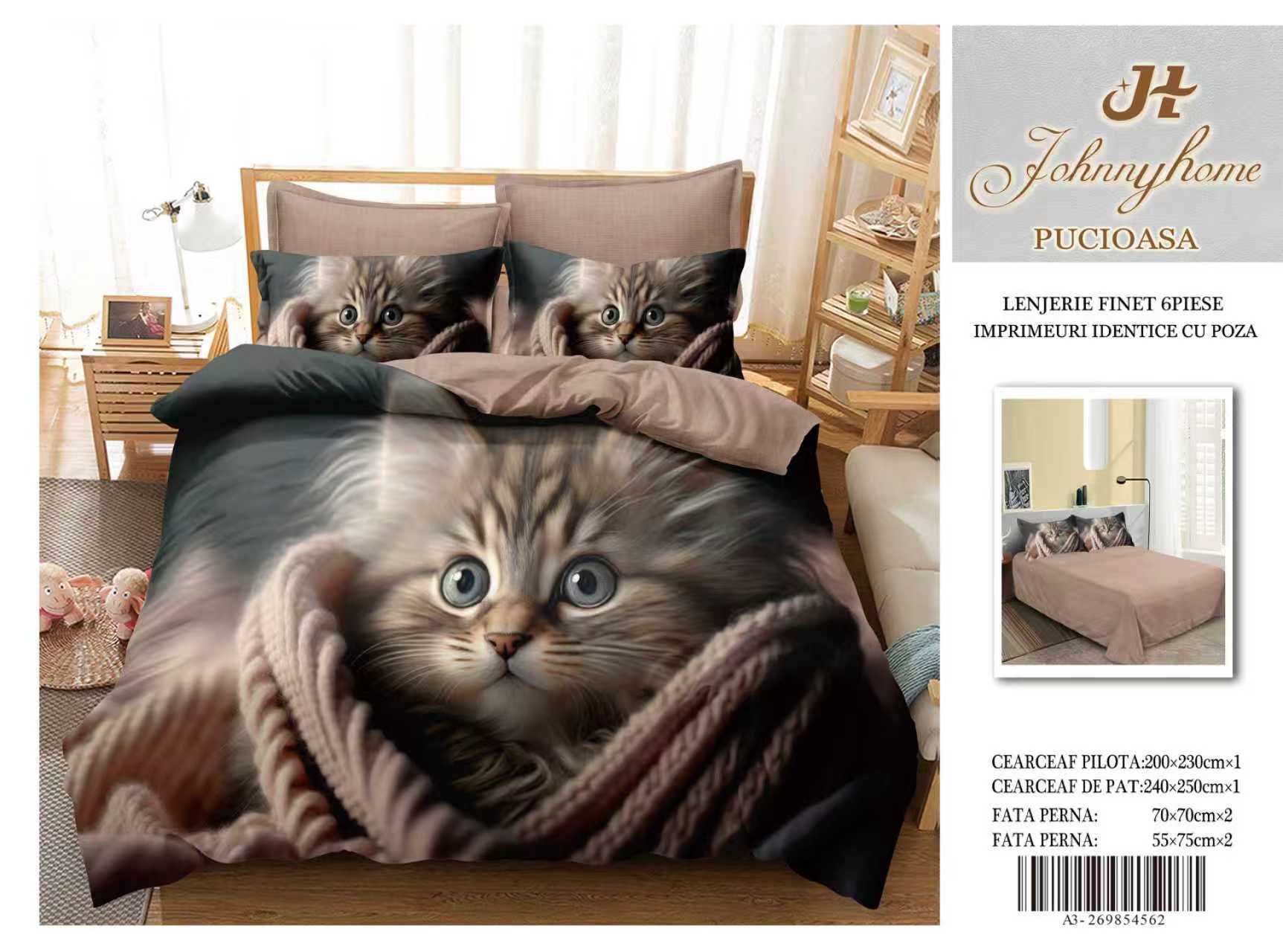 3D Спално Бельо от 100% памук - Q2a-46