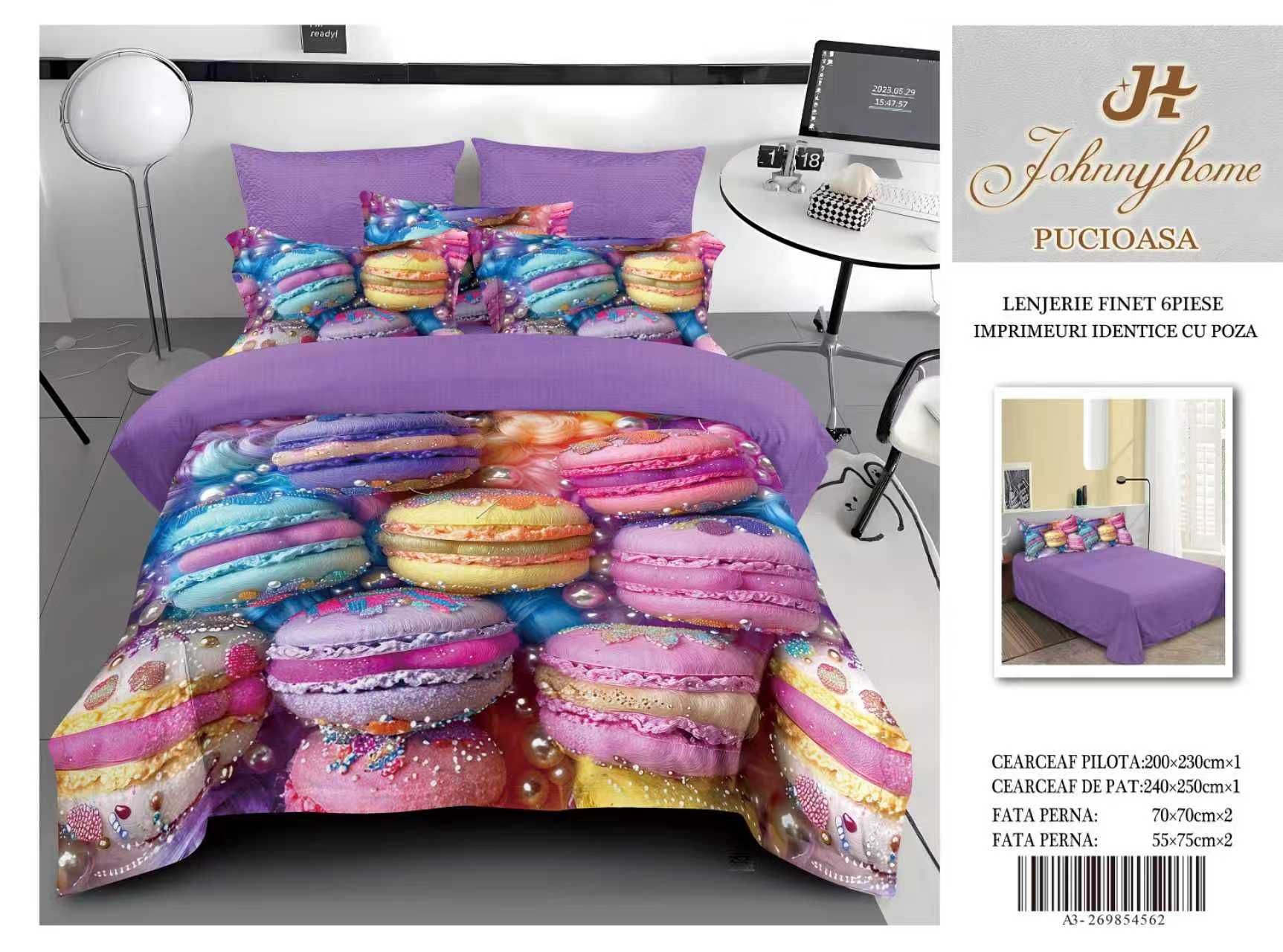 3D Спално Бельо от 100% памук - Q2a-47