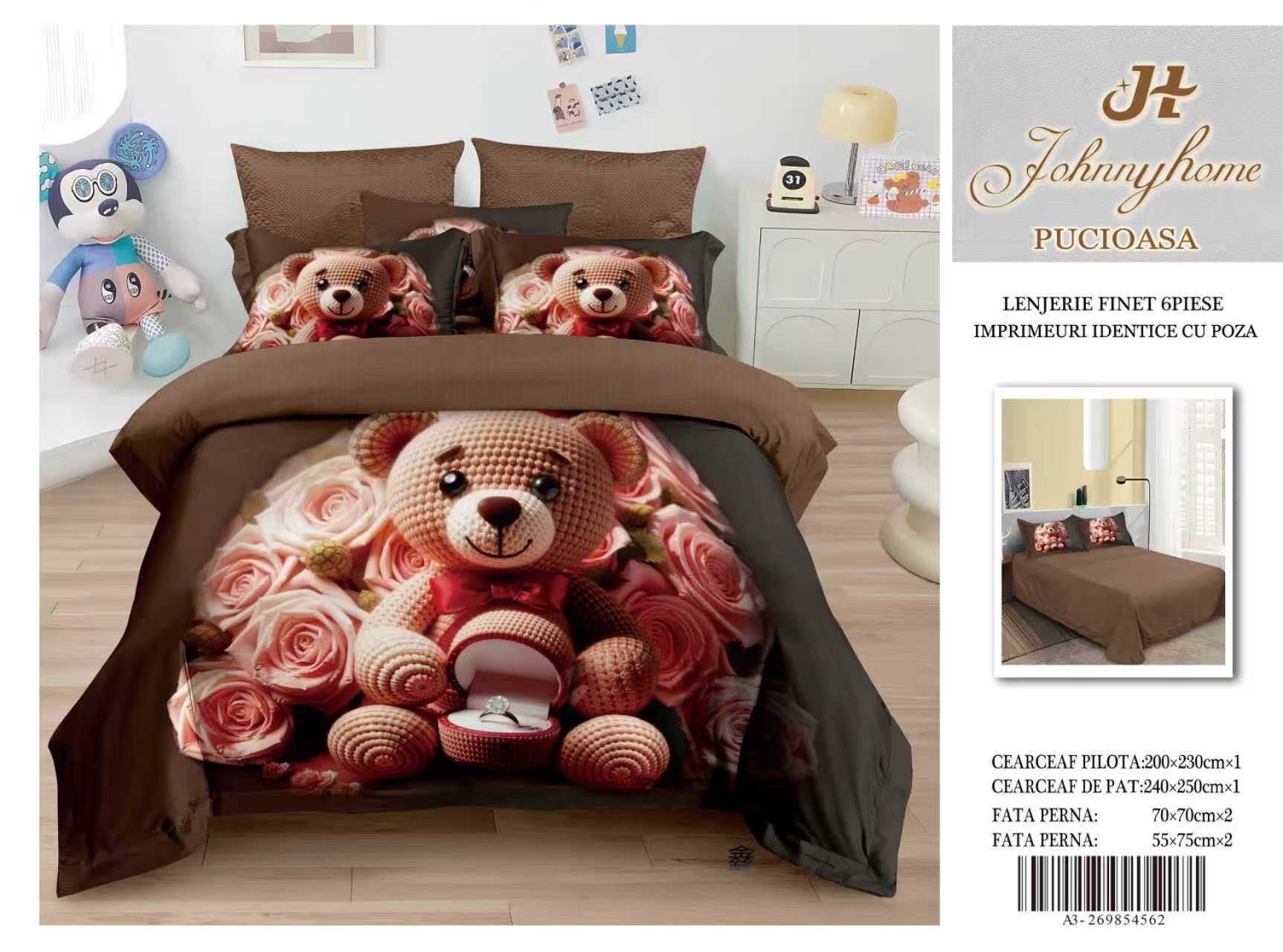 3D Спално Бельо от 100% памук - Q2a-58