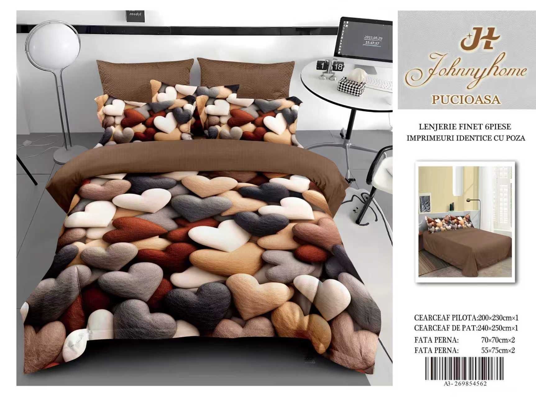 3D Спално Бельо от 100% памук - Q2a-59